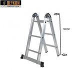 Beykon 3+3 Çok Amaçlı Alüminyum Tek Kırma Katlanır Merdiven