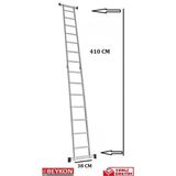Beykon 7+7 Basamak 1,2 Mm Alüminyum Tek Kırma Çok Amaçlı Katlanır Merdiven