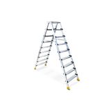 Beykon 9+9 Çift Çıkışlı Alüminyum Merdiven Kaymaz Ayaklı Ev & Profesyonel