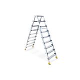 Beykon 9+9 Gold Çift Çıkışlı Alüminyum Merdiven