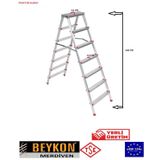 Beykon Cc77 7'li Çift Çıkışlı Alüminyum Merdiven