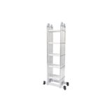 Beykon Çok Amaçlı Alüminyum Merdiven | 4×5 Basamak | 1,6 mm Kalın Profil | 570 cm