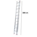 Beykon SR 230 3+3 Toplam 6 Metre Endüstriyel Alüminyum Sürgülü Merdiveni