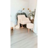 Beylerbeyi sallanan koltuk,kırık Beyaz,tekli Koltuk Berjer ve Puf Takımı (Salon, Balkon, Ofis) 2li Takım
