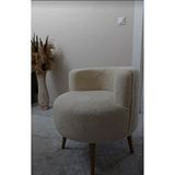 Beylerbeyi Tekli Puf ,makyaj Önü Pufu,çay Seti Tekli Koltuk, Berjer (Salon, Balkon, Ofis) - Krem