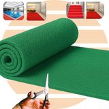 Beylin Kıvırcık Pvc Paspas Iç Dış Zemin Halı Yolluk Kapı Önü Havuz Banyo Duş Iş Yeri Apartman Paspası Kıvırcık Hijyenik Antibakteriyel Paspas Halı 12MM - Yeşil - 100 x 300 cm