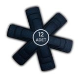 Beylini 12 Li Set Tencere Tava Koruyucu Borcam Çizdirmez Keçe Düzenleyici Siyah