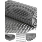 Beylini Bal Petek Pvc Paspas Islak Zeminlerde Kaydırmaz Iç Dış Mekan Banyo Duş Lavabo Havuz Kenarı Halısı (Gri, 90 x 500)