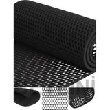 Beylini Bal Petek Pvc Paspas Islak Zeminlerde Kaydırmaz Iç Dış Mekan Banyo Duş Lavabo Havuz Kenarı Halısı (Siyah, 90 x 400)