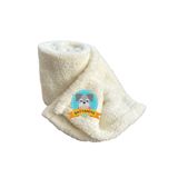 BEYLİNİ Beylini Kedi Köpek Battaniyesi Premium Peluş Evcil Hayvan Uyku Battaniyesi Yıkanabilir Krem