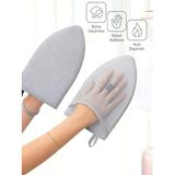 Beylini Buharlı Ütü Eldiveni Mini Ütü Pedi Sıcaklık Buhar Geçirmez Ütü Masası Eldiveni Taşınır Bez 15x25 CM (Gri)