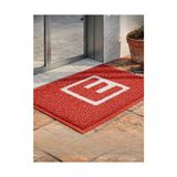 Beylini Eczane Önü Paspası E Logo Giriş Işyeri Eczane Mağaza Girişi Kapı Önü Kıvırcık Hijyen Halısı 60X80 cm - Option-1 - 001-Renkli
