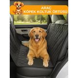 Beylini Evcil Hayvan Araba Koltuk Örtüsü Su Geçirmez Cdayanıklı Hamak Tasarım Arka Koltuk Koruma Kılıfı Kaymaz Universal Kedi Köpek Araç Aksesuarları 150X200 Cm