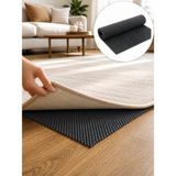 Beylini Halı Kaydırmazı 45X125 cm Yıkanabilir Halı Altı Kaydırmaz Halı Sabitleme Masa Örtüsü Çekmece Içi Araç Kaydırmaz Zemin - Antrasit
