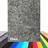 Beylini Halıfleks Zemin Yer Kaplama 3 mm Kalınlığında Rip Halı Duvardan Duvara Halıflex Organizasyon Davet - Gri - 100 x 800 cm