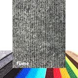 Beylini Halıfleks Zemin Yer Kaplama 3 mm Kalınlığında Rip Halı Duvardan Duvara Halıflex Organizasyon Davet (Gri, 100x900)