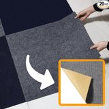 BEYLİNİ Kendinden Yapışkanlı Halıfleks Keçe Kaymaz Ev Tekne Ofis Yat Denizlicik Marina Karo Halısı 40x40 CM