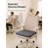 Beylini Omak 220V Elektrikli Minder Isıtıcı Termostatlı Kumandalı Ofis Büro Bahçe Ev Koltuk Sandalye El Ayak Isıtma Minderi 5 Kademeli 30X45 Cm