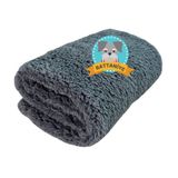 Beylini Peluş Kedi Köpek Battaniyesi Yıkanabilir 80 X 100 Cm Gri