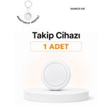 Beylini Tag Takip Cihazı Kablosuz Apple iOS Bul Uyumlu Lisanslı Araç Çocuk Anahtar Takip Sistemi Silikon Anahtarlıklı Akıllı Takip Cihazı Apple iOS Find My Uyumlu Tekli Paket beyaz
