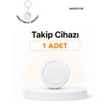 Beylini Tag Takip Cihazı Kablosuz IOS Bul Uyumlu Lisanslı Araç Çocuk Anahtar Takip Sistemi Silikon Anahtarlıklı Akıllı Takip Cihazı IOS Find My Uyumlu, Beyaz, 2 Adet
