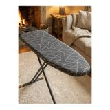 BEYLİNİ Ütü Masası Kılıfı İpli Keçeli Yanmaz Ütü Masası Örtüsü Bezi Geometrik 50x150 CM