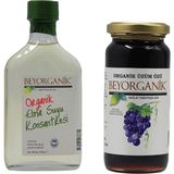 Beyoganik Organik Elma Suyu Konsantresi 248 gr - Organik Üzüm Özü 315 ml