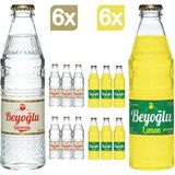 Beyoğlu Klasik Gazoz 6 x 250 ml + Limonlu Gazoz 6 x 250 ml - Metal Filtre