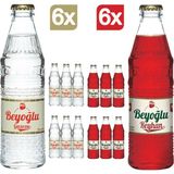 Beyoğlu Klasik Gazoz 6 x 250 ml + Reyhan Aromalı Gazoz 6 x 250 ml - Metal Filtre