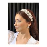 BEYOĞLU NİŞANTAŞI Kristal Boncuklu Taç Saç Aksesuarı St 801