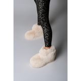 Beyond BYND03 Bumble İçi Kürklü Ultra Hafif Tüylü 4 cm Krem Kadın Panduf