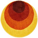 Beyond Deco El Dokuması Orta Yüzyıl Halı 88,88 cm, Makinede Yıkanabilir Kabarık Komik Havalı Yumuşak Halı Banyo Oturma Odası Dekorasyonu için, Çocuk oyun odası Dekoru Halı matı (Orta Yüzyıl)