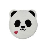 Beyond Deco Sevimli Panda Şekilli Parça Halılar 88,9 cm, Kabarık El Dokuma Estetik Çocuk Odası Çocuk Oyun Odası Dekor Halı, Komik Dekoratif Havalı Yumuşak yıkanabilir Oturma Odası, Yatak Odası Halısı