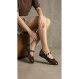 Beyond Kadın Kahve Tokalı Rugan 1cm Mary Jane Babet BYNDSHR04