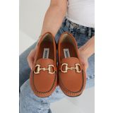 Beyond Kadın Taba Gc Tokalı Günlük Casual Babet Ayakkabı Bynddem05