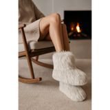 Beyond Kadın Taş Bumble İçi Kürklü Ultra Hafif Tüylü Panduf 4cm BYND03