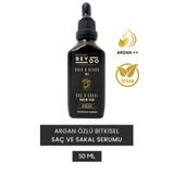 Beyoo Argan Özlü Saç ve Sakal Yağı / Serumu 50 ml – Besleyici ve Parlaklık Etkili Bakım Yağı