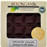 Beyorganik Organik Artizan Çikolata %100 Bitter 40 g Dökme Çikolata Aroma Temalı - 40 gr