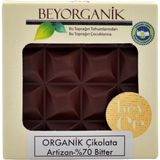 Beyorganik Organik Artizan Çikolata %70 Bitter 40 gr Tebrik Temalı Lezzetli Hediye