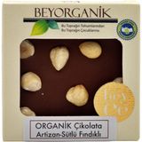 Beyorganik Organik Çikolata Artizan Sütlü Fındıklı 40gr - 40 gr