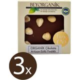 Beyorganik ORGANİK Çikolata Sütlü Fındıklı 40gr x 3adet - 40 gr