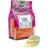Beyorganik Organik Kırmızı Mercimek 1000 gr Yüksek Proteinli Sağlıklı Beslenme İçin Doğal - 1 kg
