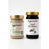 BEYORGANIK Organik Tahin ve Dut Pekmezi, 2'li Set, 300g Tahin & 650g Pekmez