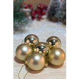 Beysüs 5 cm 6 lı Gold Cici Top Yılbaşı Çam Ağacı Süsü