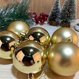 Beysüs 6 cm 6 lı Gold Cici Top Yılbaşı Çam Ağacı Süsü