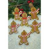 Beysüs Ginger 6 lı 10 cm Yılbaşı Çam Ağacı Süsü