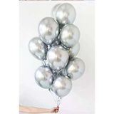 Beysüs Gümüş Krom Balon 7 adet 12inç