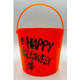Beysüs Halloween Işıklı Gövdeli Şeker Kovası Bal Kabağı Turuncu