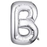 Beysüs Harf Folyo Balon Gümüş B Harf 40 İnç