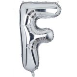 Beysüs Harf Folyo Balon Gümüş F Harf 40 İnç